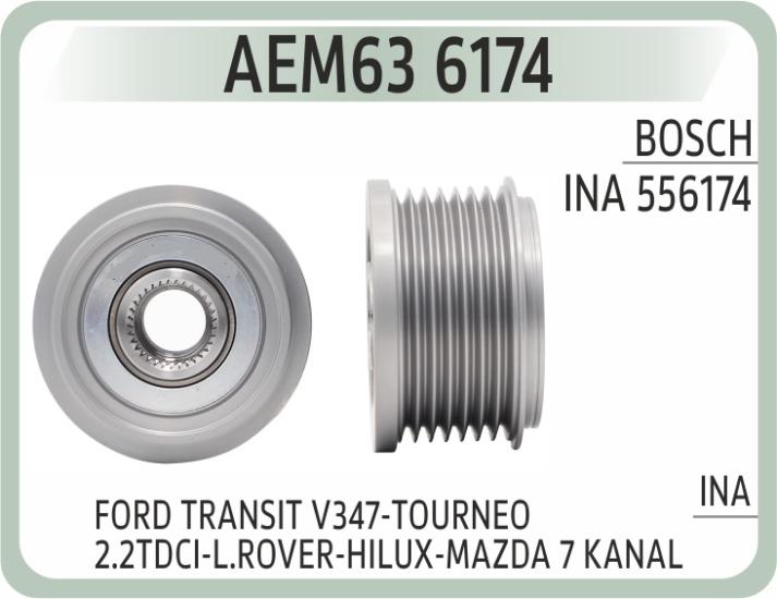 ALTERNATOR KASNAK FORD TRANSIT V347-TOURNEO 2.2TDC
